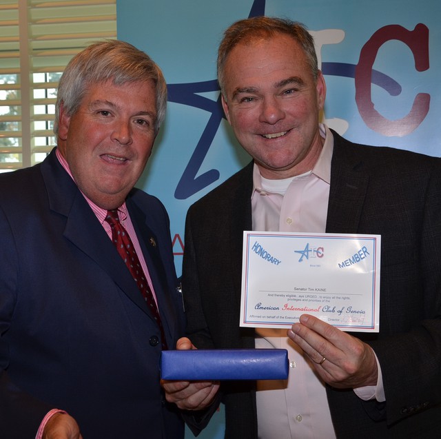 Edward Flaherty, Tim Kaine